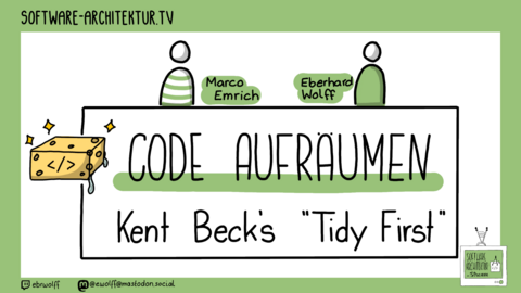 Folge 225 - Code Aufräumen - Kent Beck’s “Tidy First?” mit Marco Emrich 1/2
