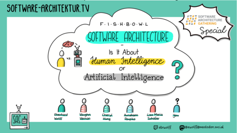 Episode 292 - Fish Bowl “Software Architecture – Is It About Human Intelligence or Artificial Intelligence?”