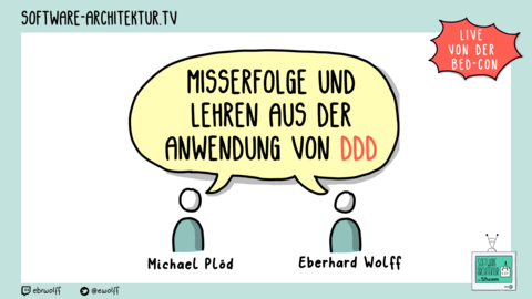 Folge 181 - Michael Plöd Misserfolge und Lehren aus der Anwendung von DDD - live von der BED-Con
