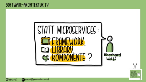 Folge 204 - Statt Microservices Framework, Library, Komponenten