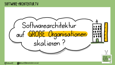 Folge 207 - Software-Architektur auf große Organisationen skalieren?