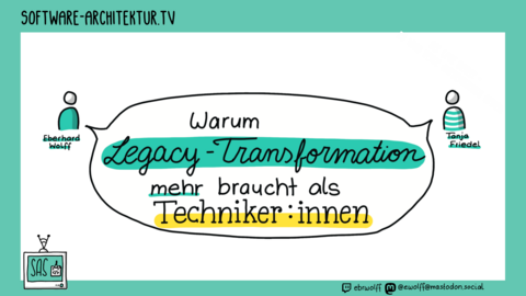 Folge 249 - Warum Legacy-Transformation mehr braucht als Techniker:innen mit Tanja Friedel