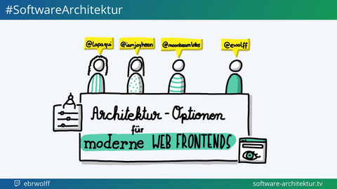 Folge 27 - Architektur-Optionen für moderne Web Frontends mit Franziska Dessart, Joy Heron und Lucas Dohmen