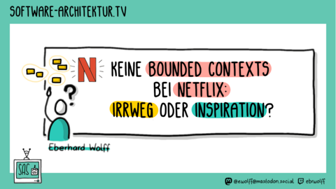 Folge 275 - Keine Bounded Contexts bei Netflix: Irrweg oder Inspiration?