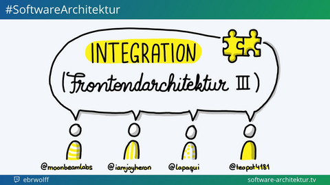 Folge 69 - Frontendarchitektur III - Integration mit Franziska Dessart, Joy Heron und Lucas Dohmen